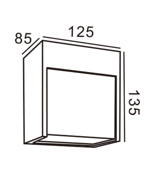 125 neliön seinävalaisin HR60421 125 neliön seinävalaisin HR60421