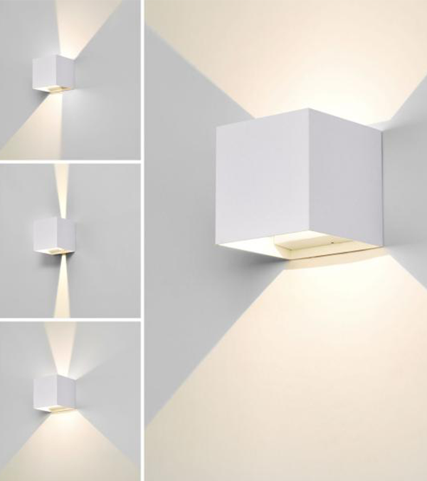 100 neliön LED-kaksisuuntainen himmentävä seinävalaisin HR60432-LED 100 neliön LED-kaksisuuntainen himmentävä seinävalaisin HR60432-LED