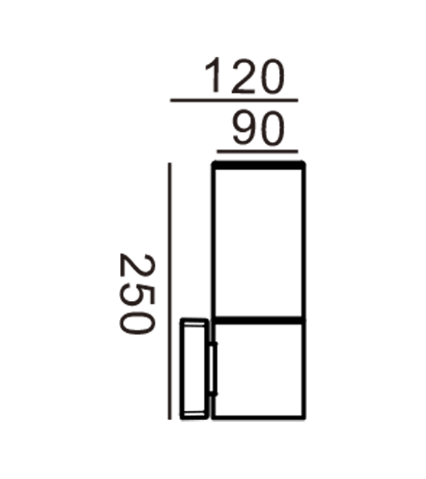 Maitoseinävalaisin HR65021 Maitoseinävalaisin HR65021
