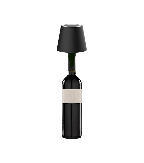Varjostintyyppinen viinipullon latauspöytälamppu HR95045 Varjostintyyppinen viinipullon latauspöytälamppu HR95045