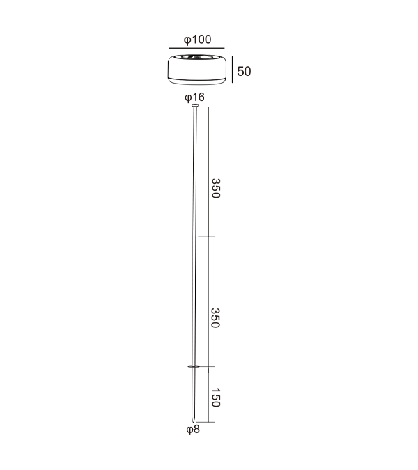 750 High White Body Ladattava valo HR95014-750 750 High White Body Ladattava valo HR95014-750