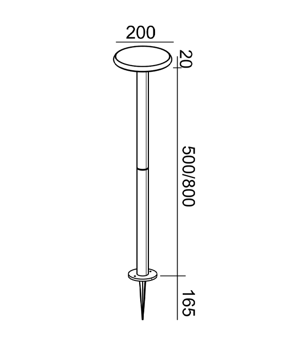 Kiekkopöytävalaisin HR90033-800 Kiekkopöytävalaisin HR90033-800