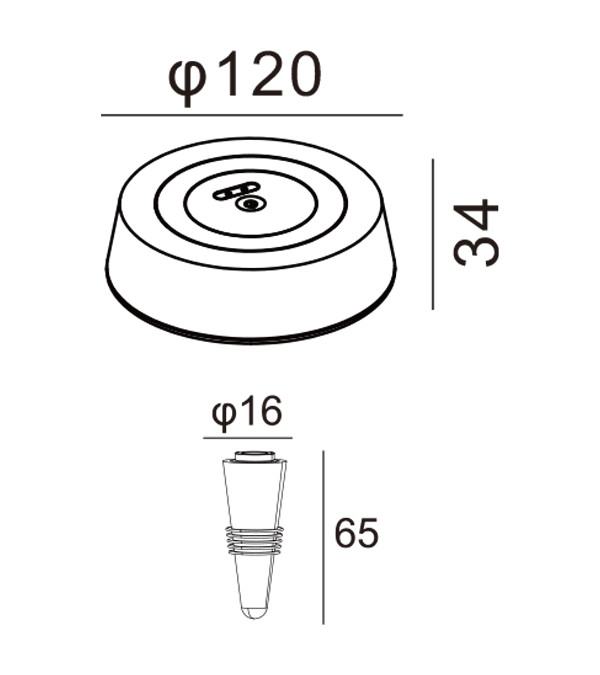 Litteän viinipullon latausvalo HR95055 Litteän viinipullon latausvalo HR95055