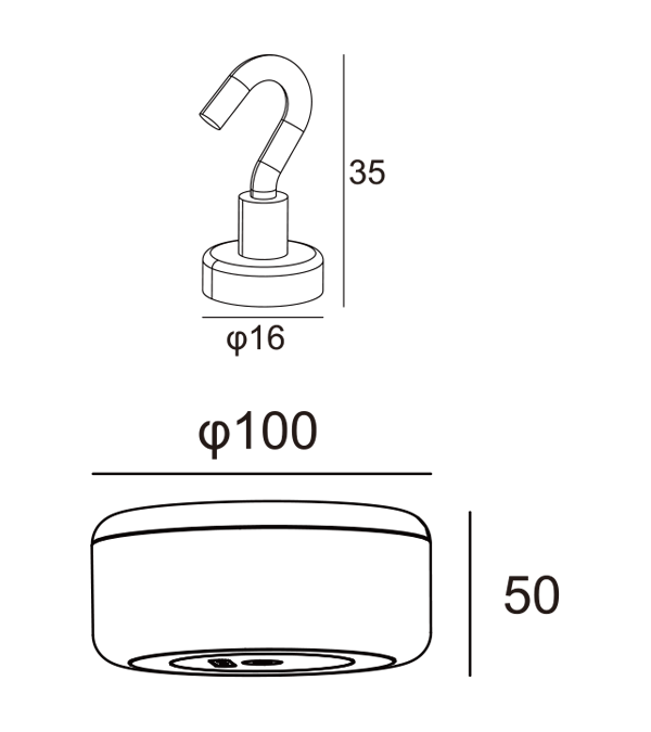 Koukkulatauslamppu HR95017 Koukkulatauslamppu HR95017