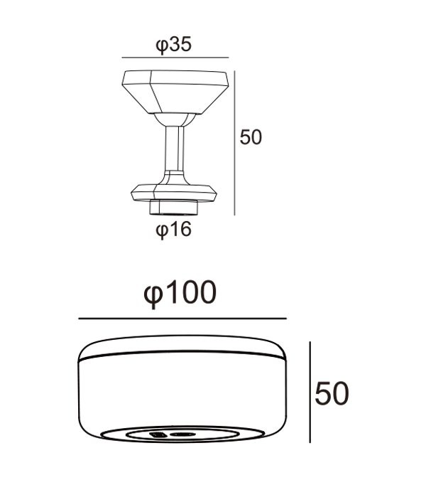 Magneettinen latausvalo HR95018 Magneettinen latausvalo HR95018