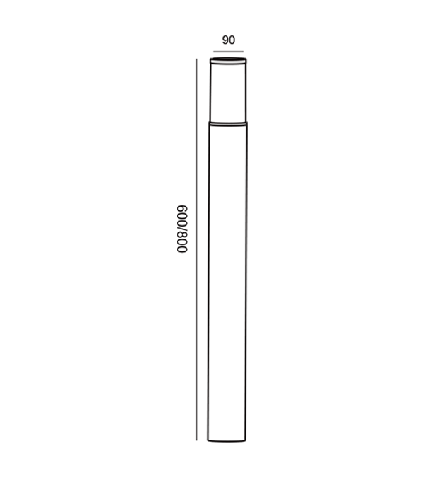 LED pieni vyötäröinen puutarhavalo HR60733-600 LED pieni vyötäröinen puutarhavalo HR60733-600