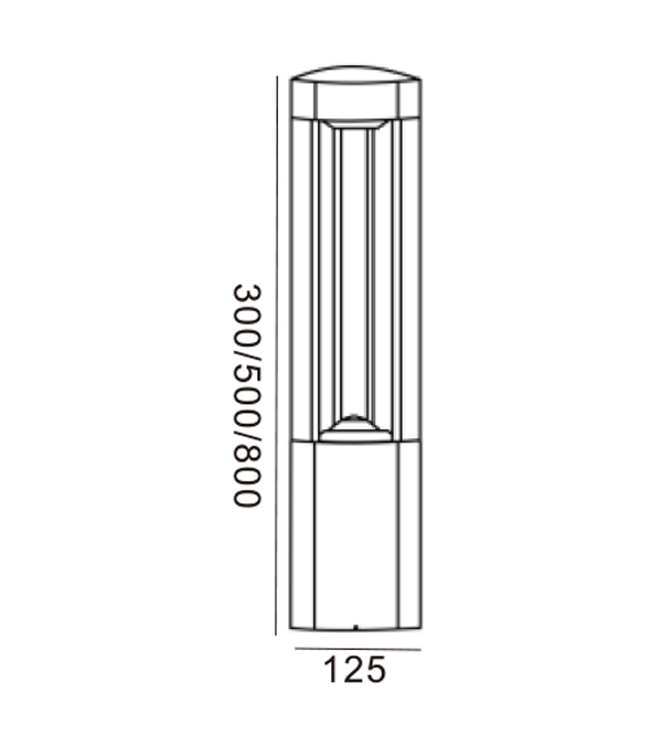 125 kolmio GX53 nurmikon valo HR60031-300-GX53 125 kolmio GX53 nurmikon valo HR60031-300-GX53