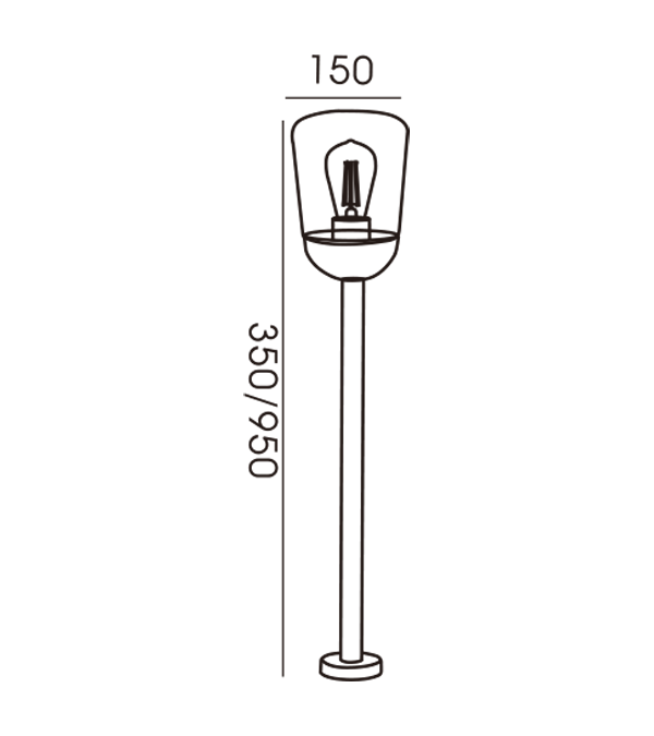 950 Tasaiset lasitetut puutarhavalot HR60112-950 950 Tasaiset lasitetut puutarhavalot HR60112-950