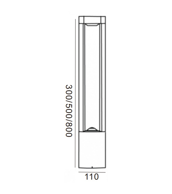 110 neliön LED-puutarhavalaisimet HR60032-300-LED 110 neliön LED-puutarhavalaisimet HR60032-300-LED