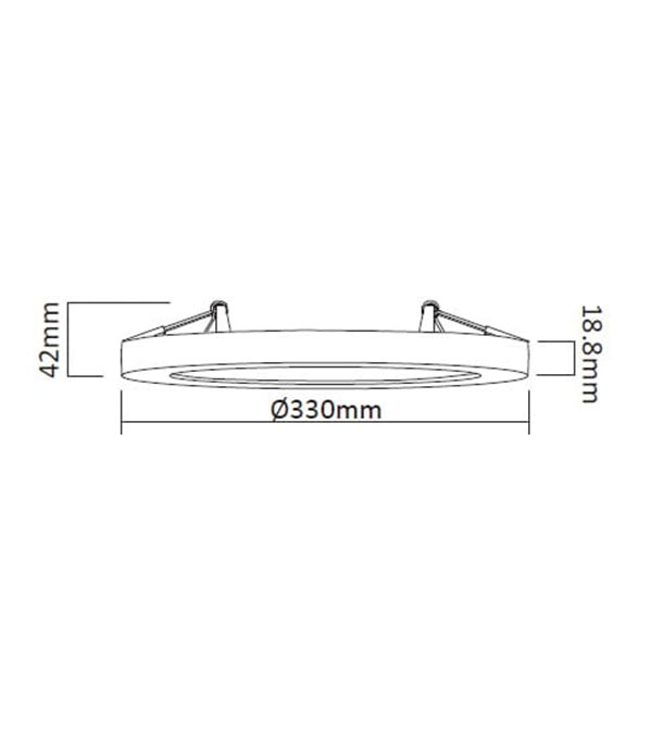 330 LED-kattovalo HR10101 330 LED-kattovalo HR10101