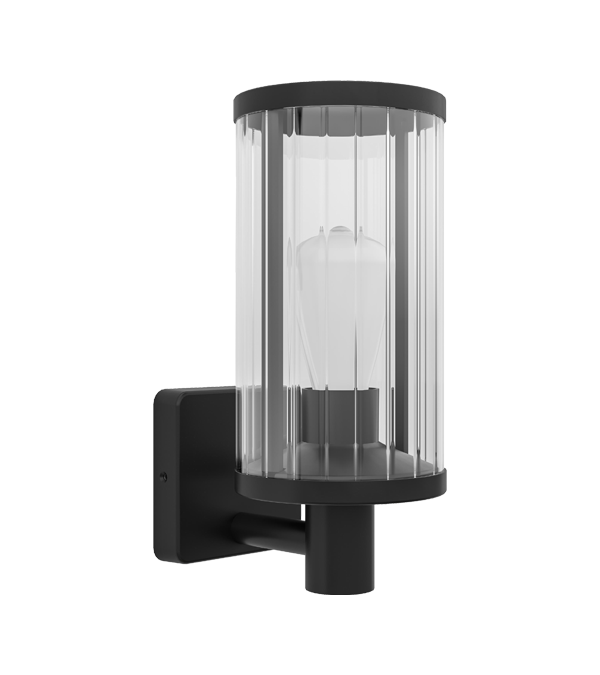 Pystyraitainen lasi E27 seinävalaisin HR60131 Pystyraitainen lasi E27 seinävalaisin HR60131